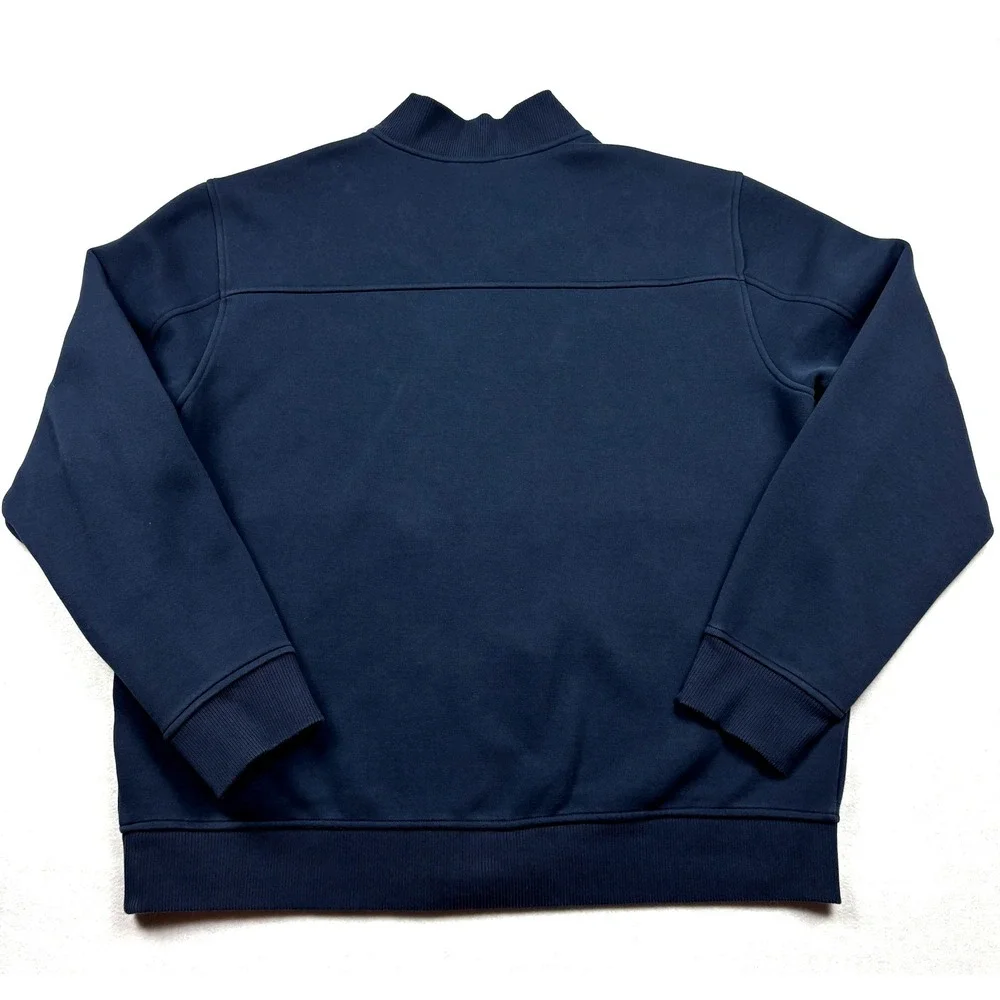 Banana Republic‎ Scuba Bomber Jacket Mens XL Tall Preppy Navy Blue 832224-00